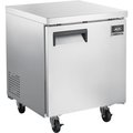 Global Industrial Nexel Undercounter Freezer, Solid Door, 5.5 Cu. Ft., Stainless Steel 243089